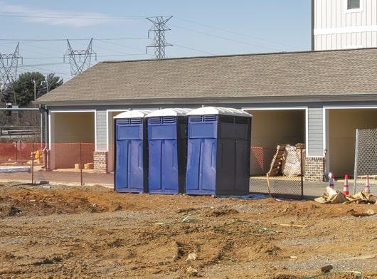 the frequency of servicing construction porta potties depends on the number of employees and usage, but typically it is done on a weekly basis